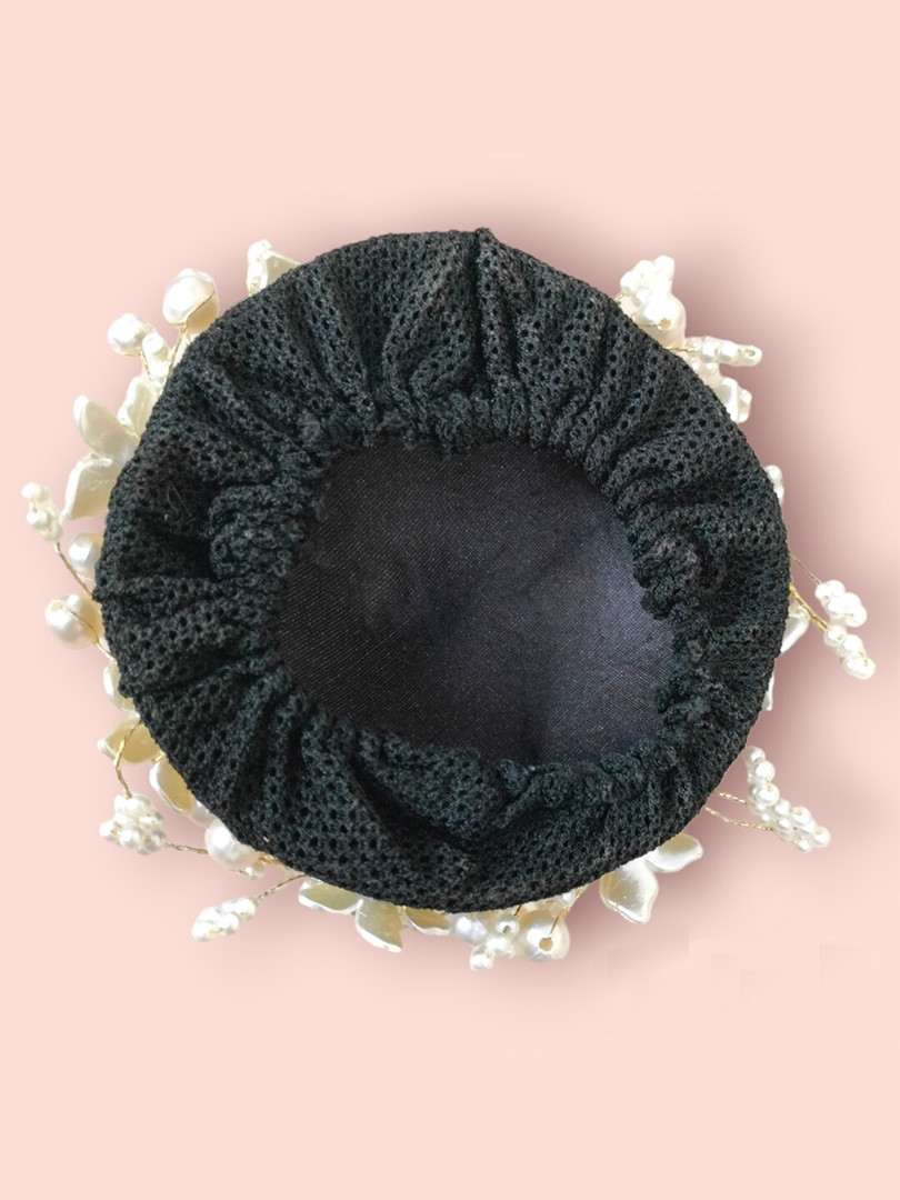 Hair Flare Embellished Bun Cover